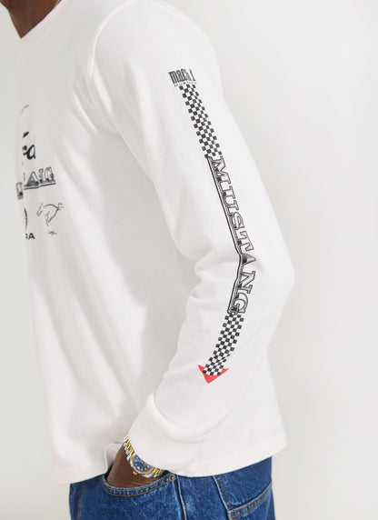 Long Sleeve T Shirt - Raceway '69 Mustang x Ford | Percival