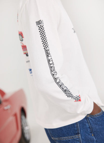 Long Sleeve T Shirt - Raceway '69 Mustang x Ford | Percival