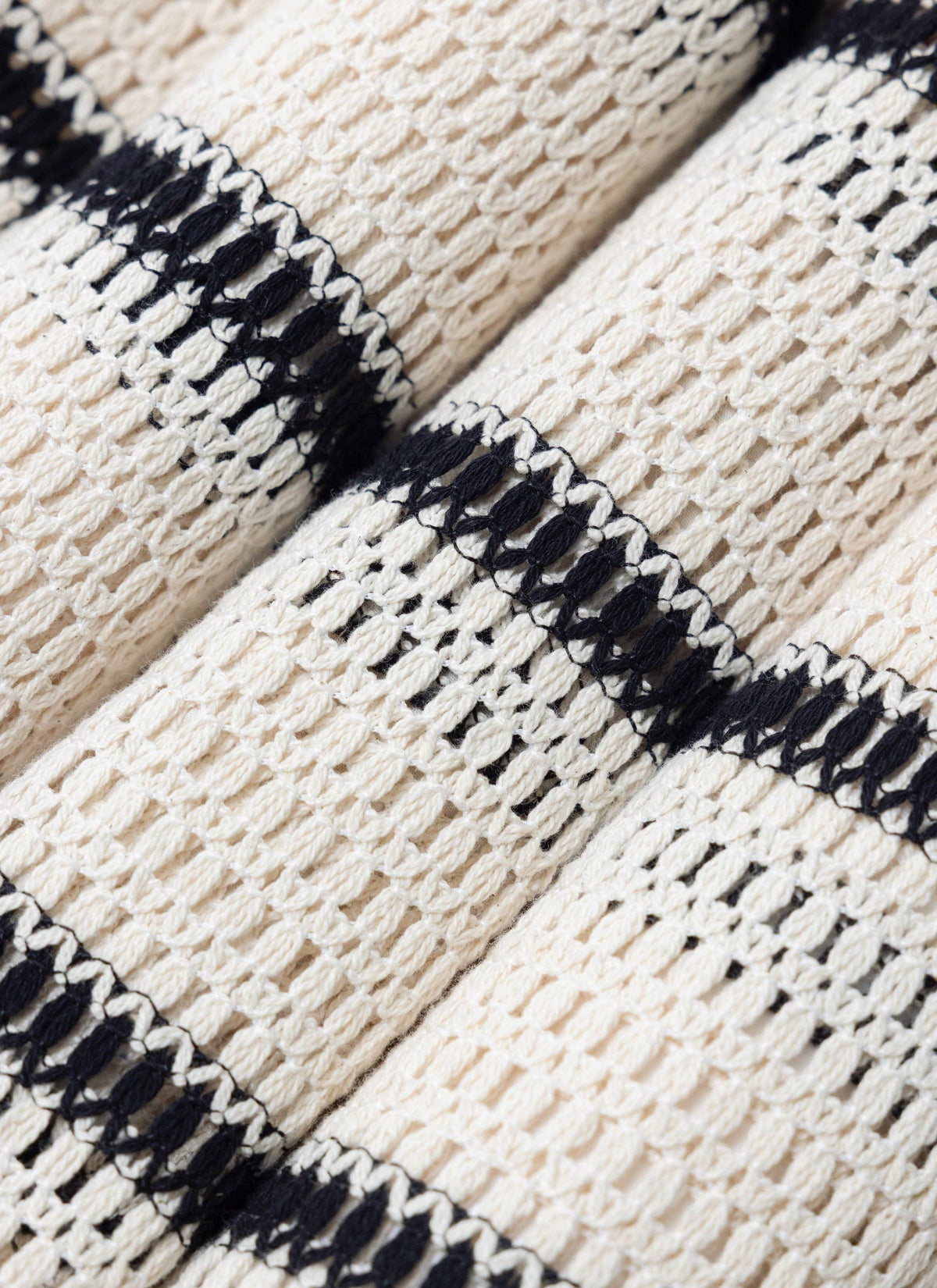 Men's Crochet Cuban Shirt: Clonk Groundsman - Ecru Cream | Percival