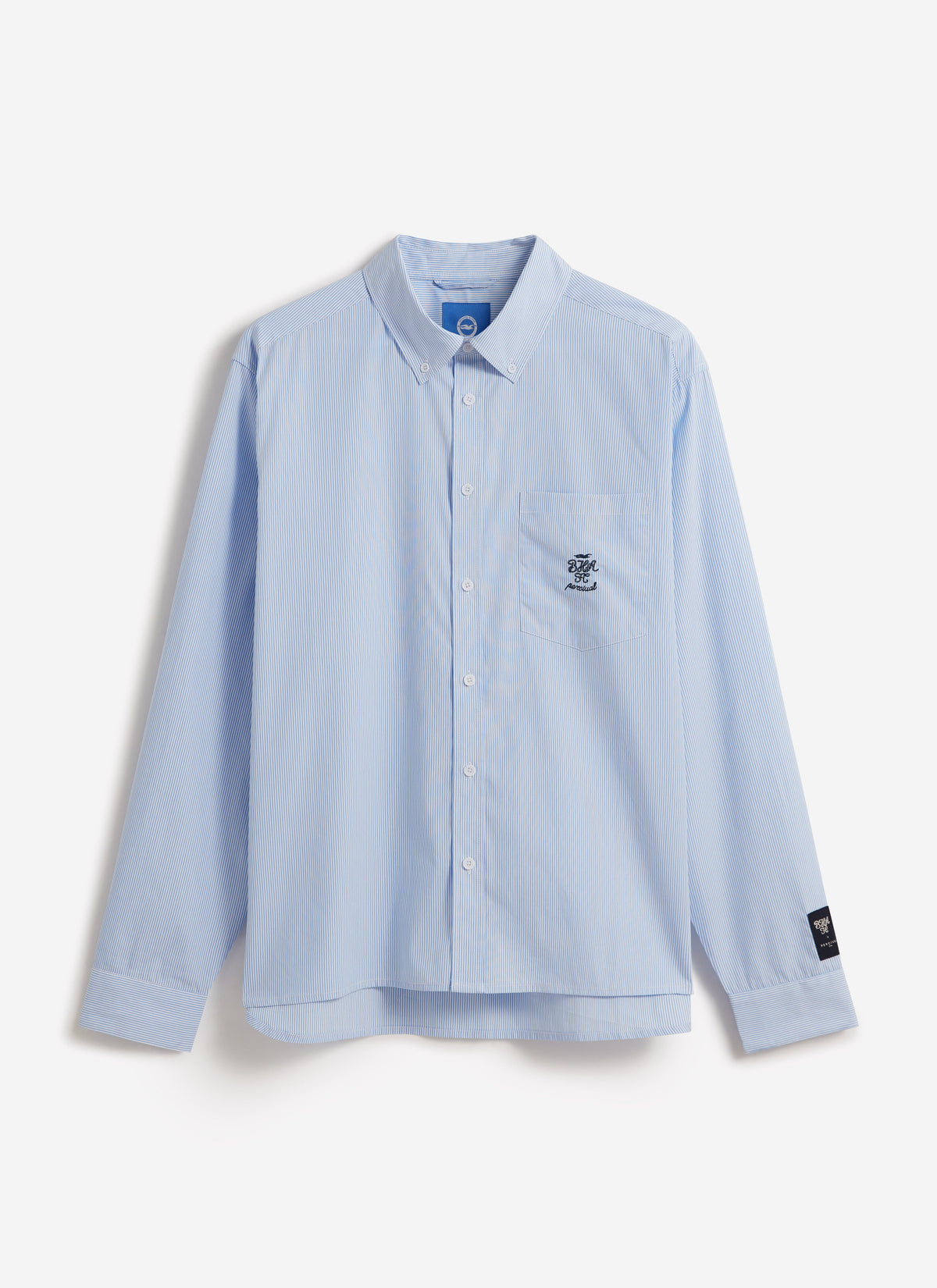 Men's Striped Pearce Long Sleeve Shirt x BHAFC - Blue | Percival