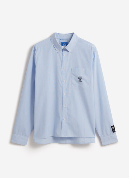 Men's Striped Pearce Long Sleeve Shirt x BHAFC - Blue | Percival
