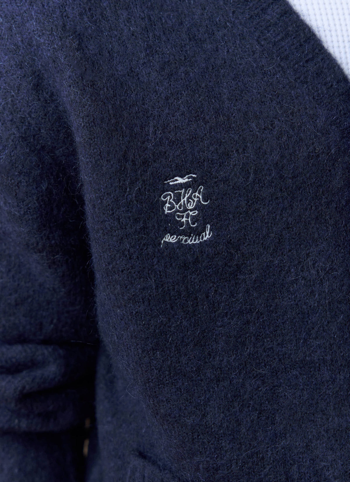 Men's Cardigan - White Glove x Brighton & Hove Albion F.C. - Navy | Percival
