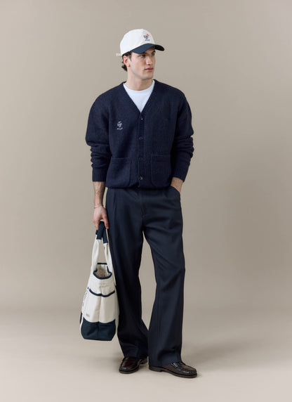 Men's Cardigan - White Glove x Brighton & Hove Albion F.C. - Navy | Percival