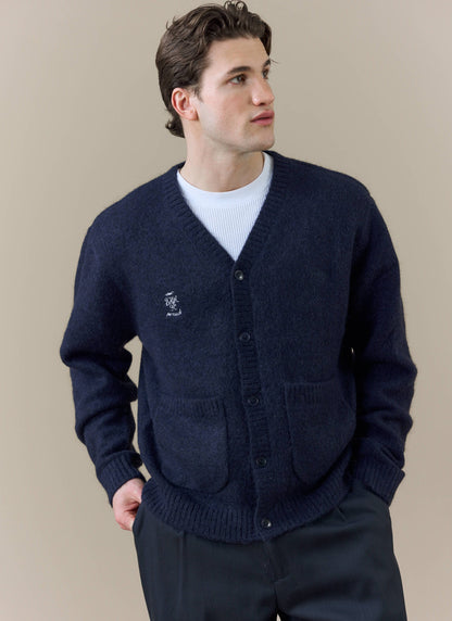 Men's Cardigan - White Glove x Brighton & Hove Albion F.C. - Navy | Percival