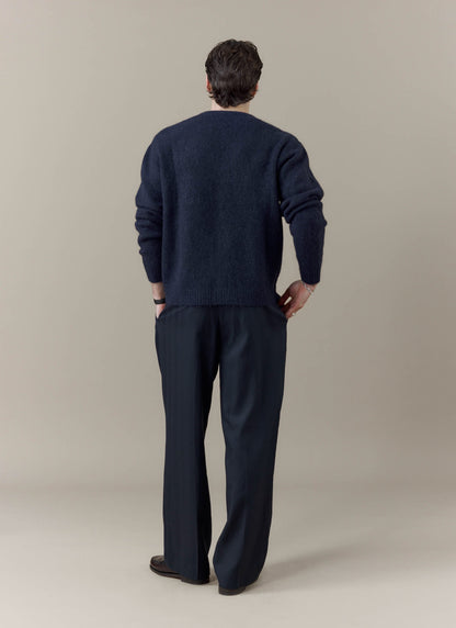 Men's Cardigan - White Glove x Brighton & Hove Albion F.C. - Navy | Percival