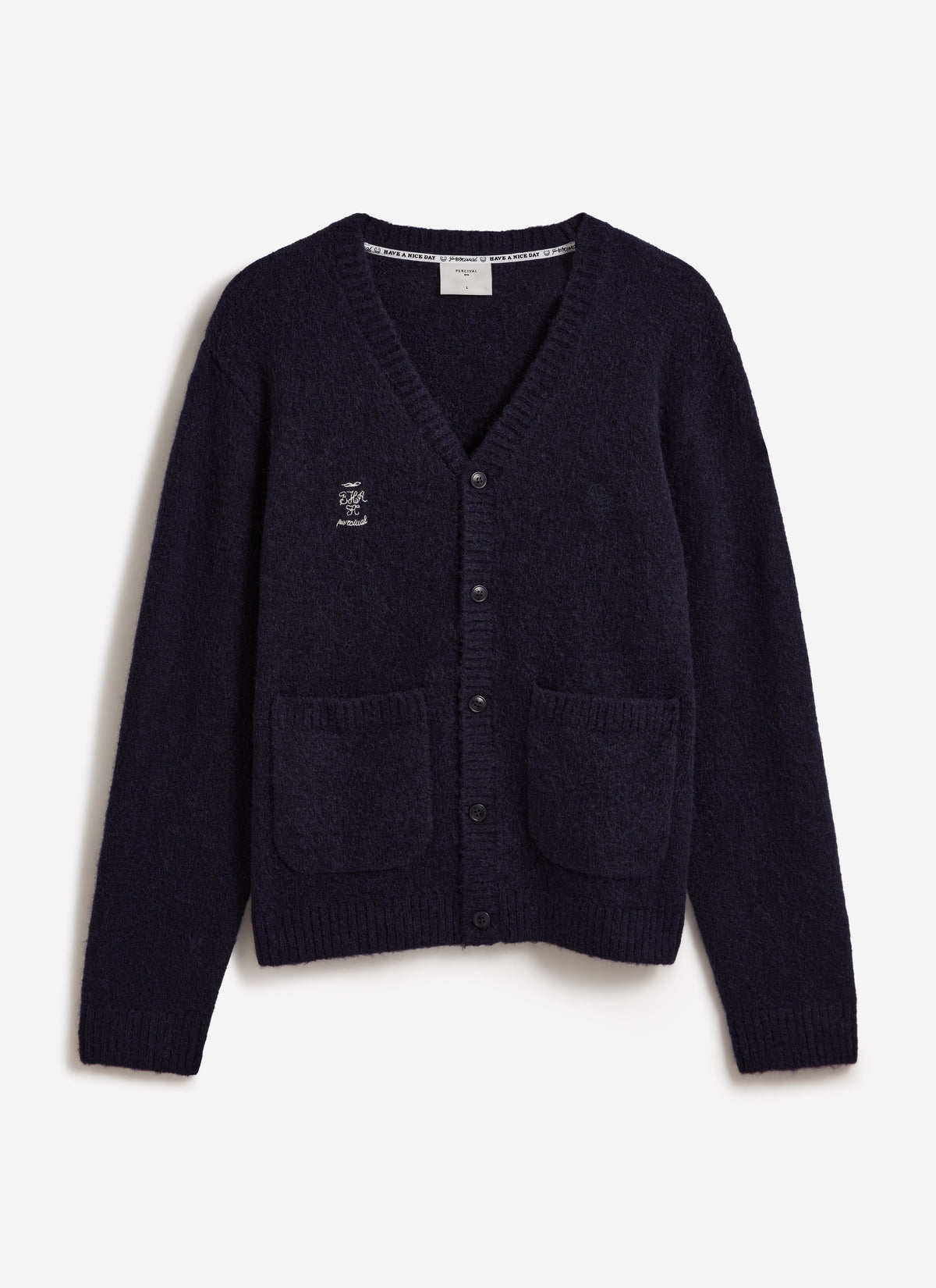 Men's Cardigan - White Glove x Brighton & Hove Albion F.C. - Navy | Percival