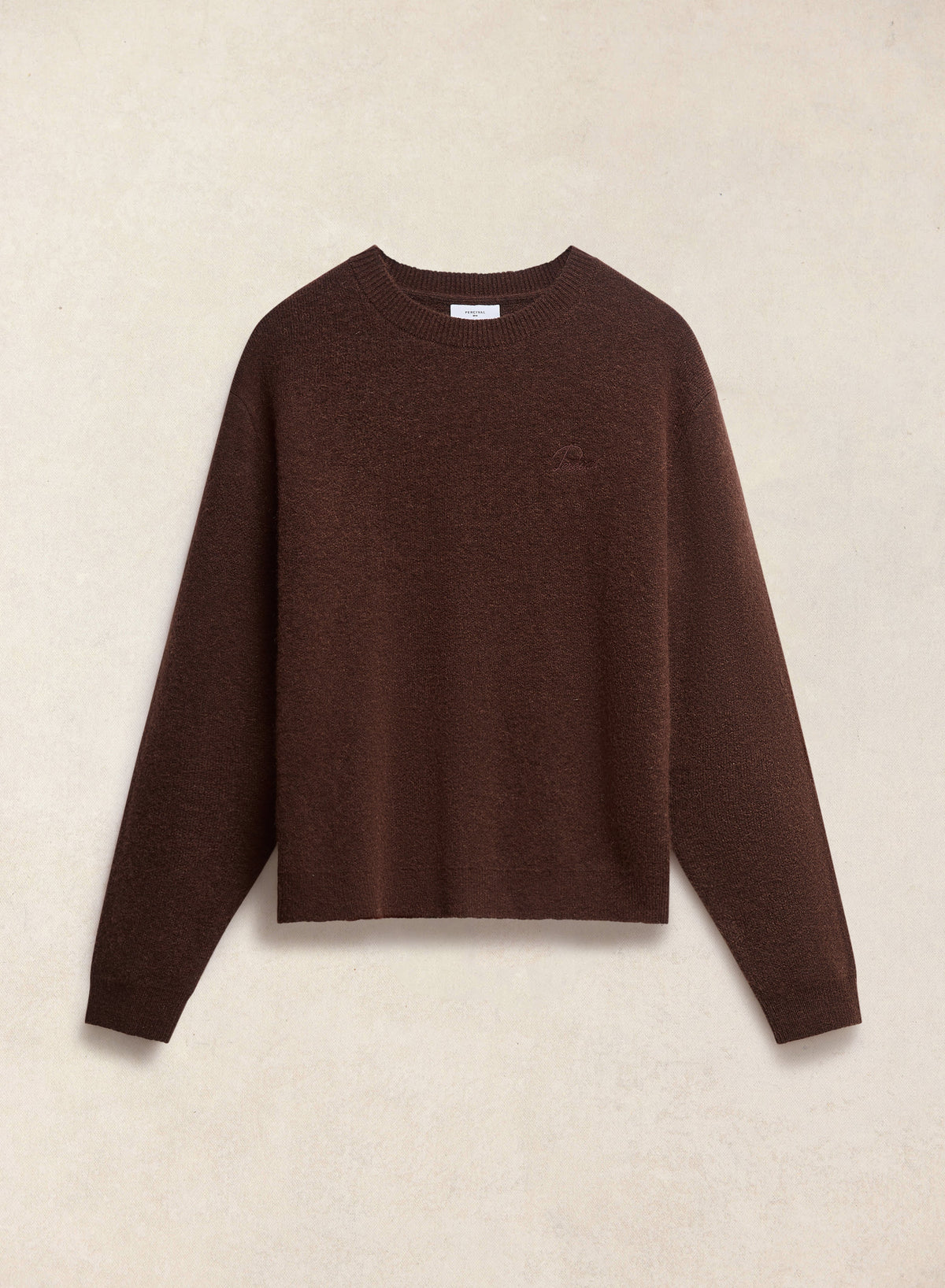 White Glove Mohair Jumper - Espresso Brown | Percival