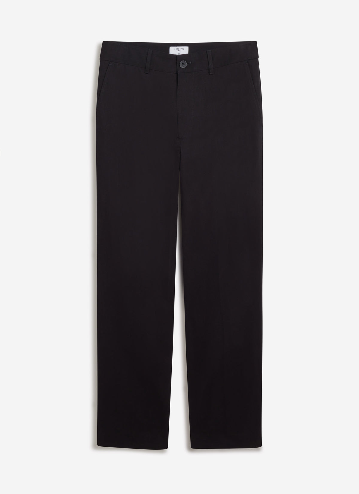 Men's Straight Leg Chino - Cotton - Black | Percival
