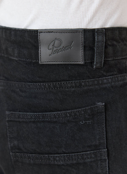 Men's Straight Leg Black Jeans - Heritage Denim - Cotton | Percival