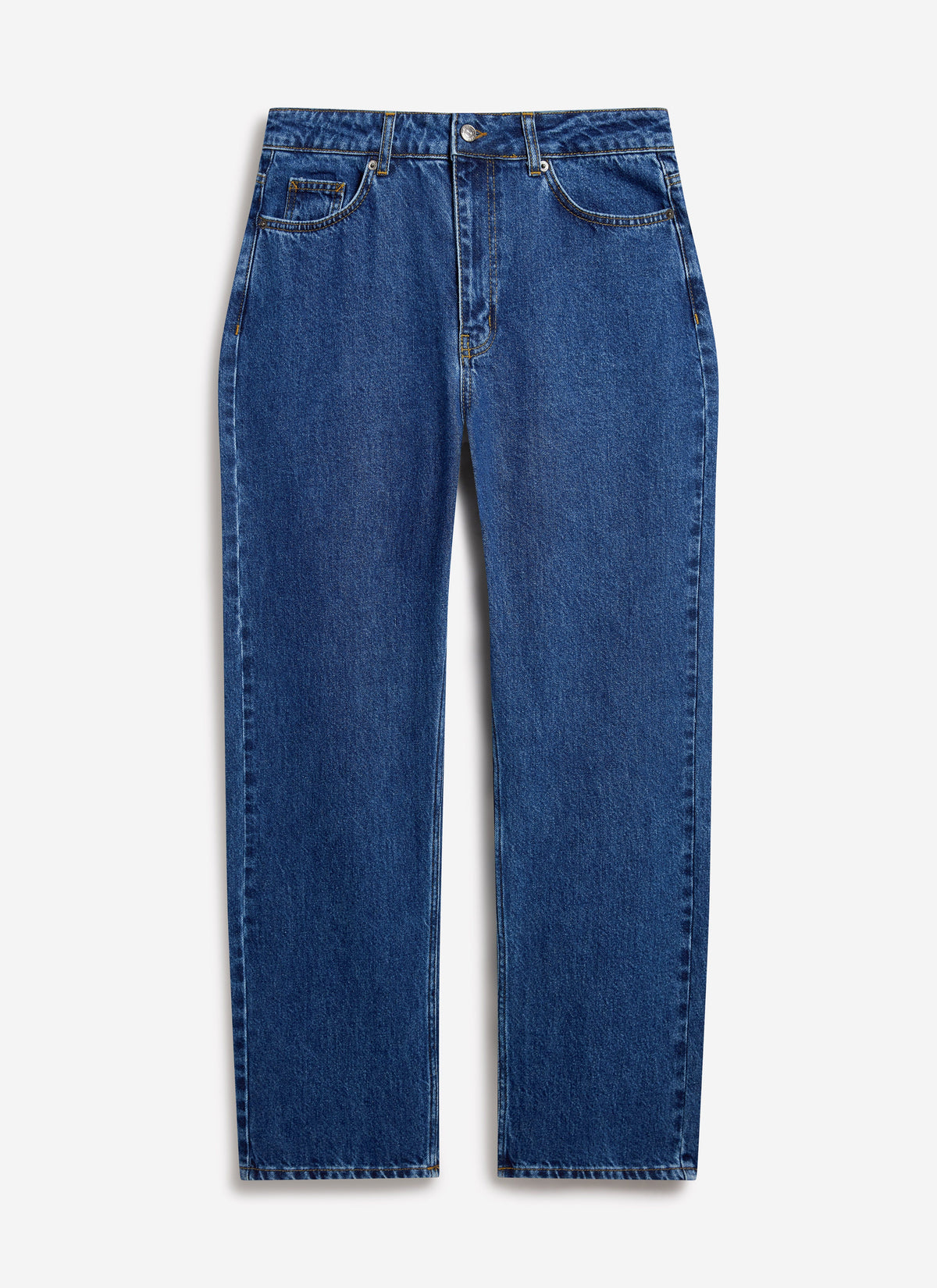 Percival Men's Relaxed Fit Jeans - Denim - Mid Wash Blue | Percival