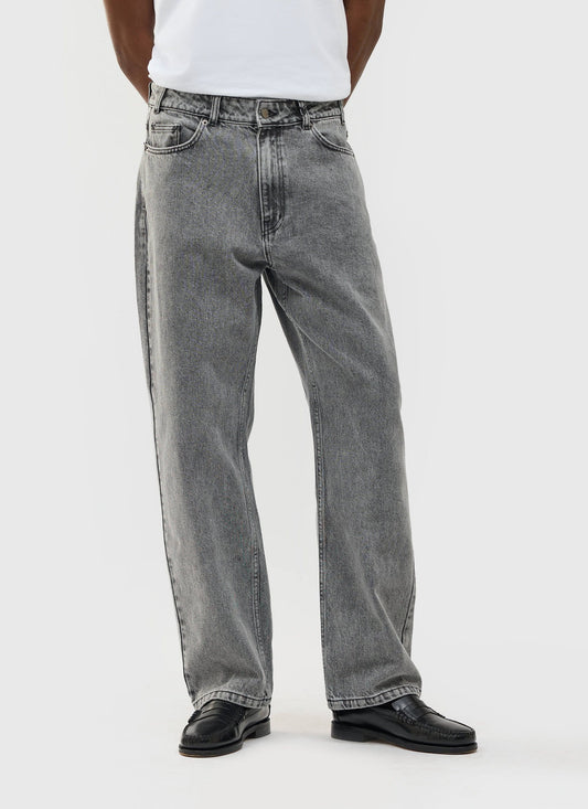 Percival Men's Relaxed Fit Jeans - Denim - Warm Grey Wash | Percival