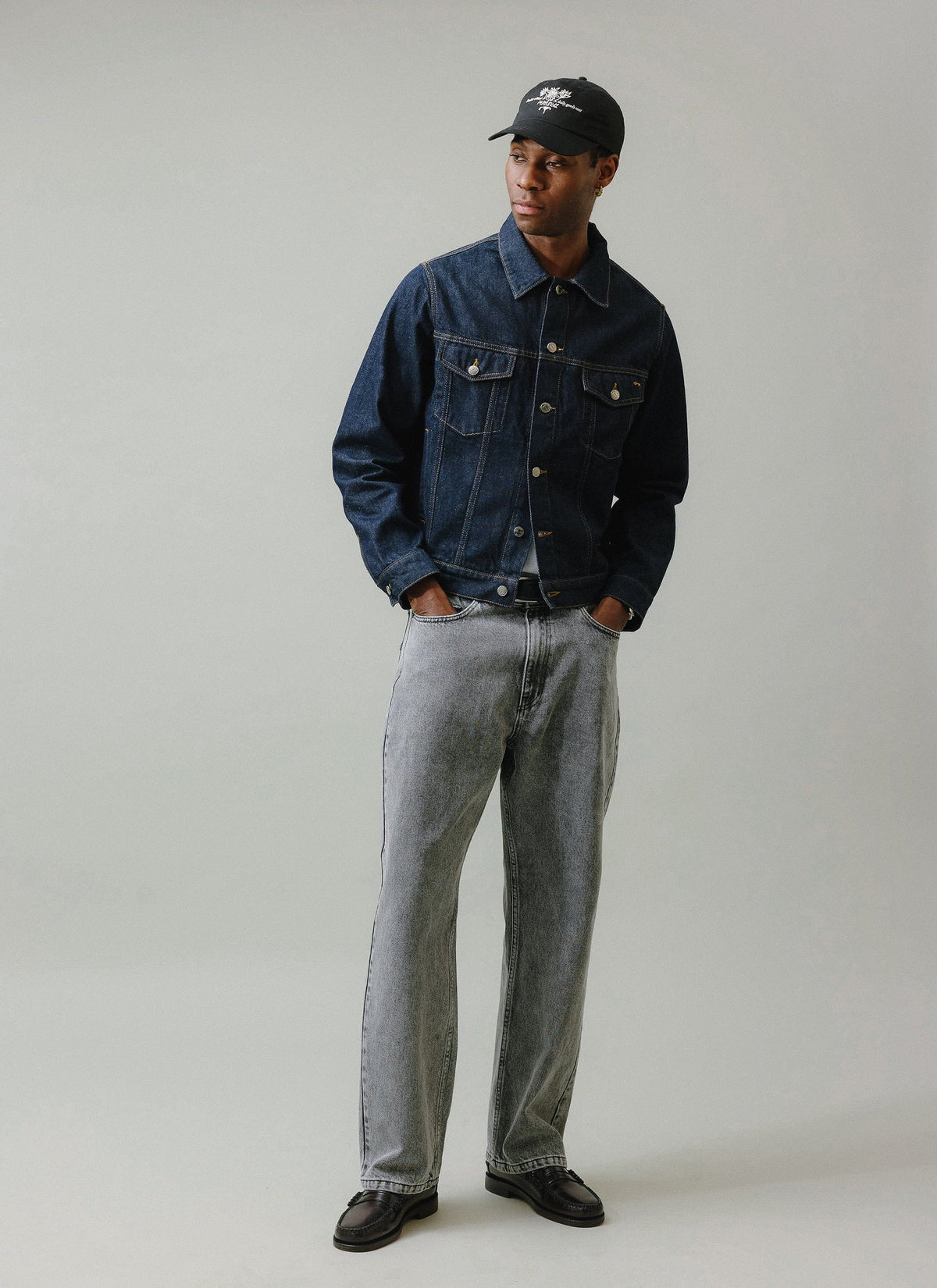 Percival Men's Relaxed Fit Jeans - Denim - Warm Grey Wash | Percival