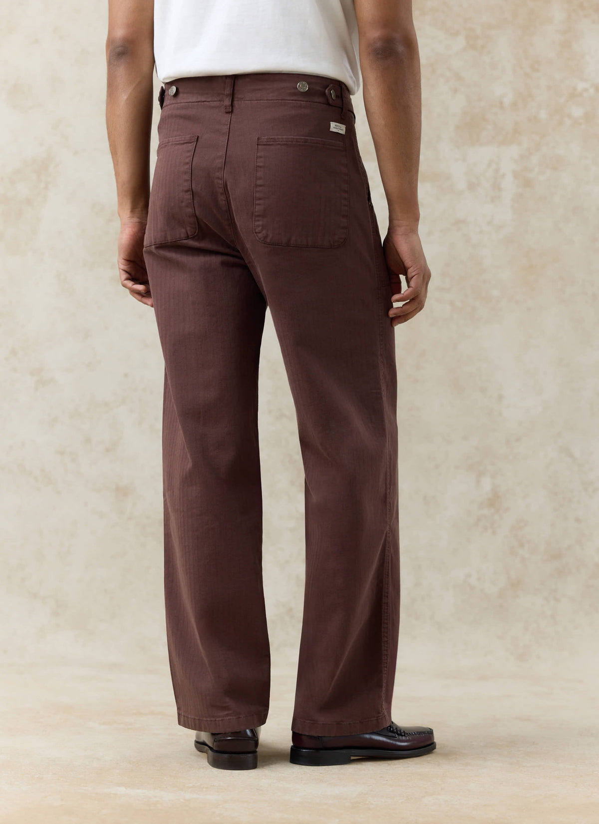 Men's Carpenter Trousers - Cotton - Espresso Brown | Percival