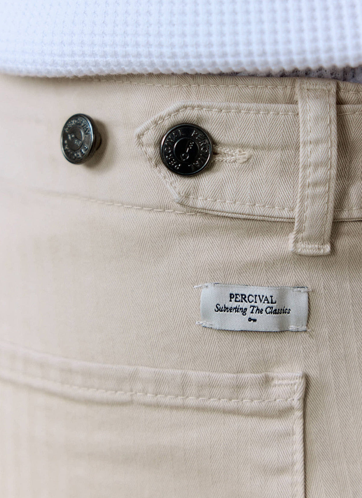 Men's Carpenter Trousers - Cotton - Cream | Percival