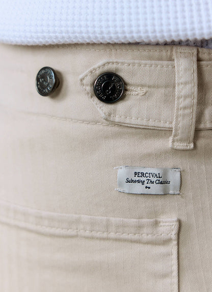 Men's Carpenter Trousers - Cotton - Cream | Percival
