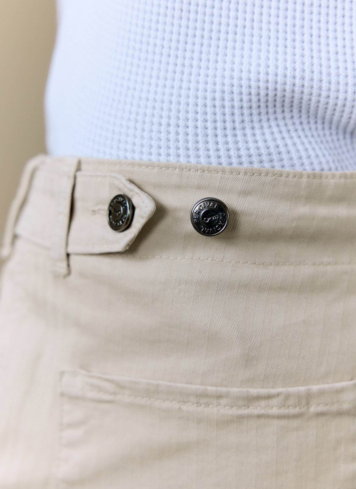 Men's Carpenter Trousers - Cotton - Cream | Percival