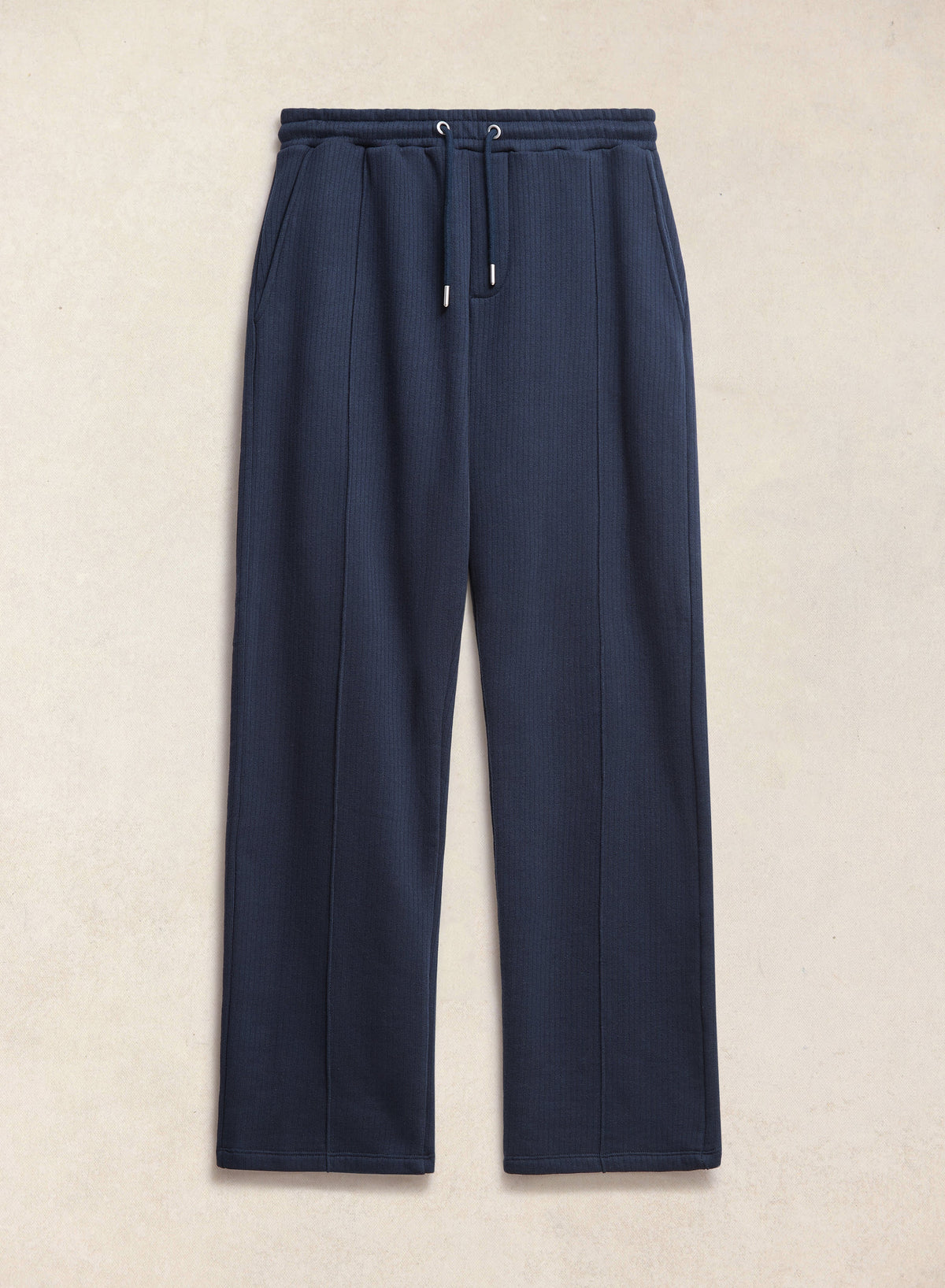 Conrad Straight Leg Trackpants - Navy Cotton | Percival