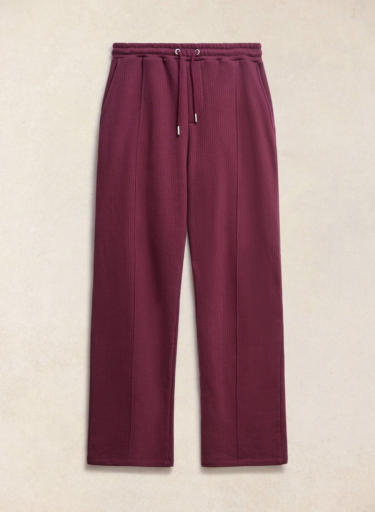 Men's Conrad Trackpants - Burgundy Cotton | Percival