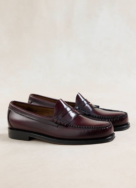 G.H. Bass Weejun Larson Penny Loafers - Wine Leather | Percival