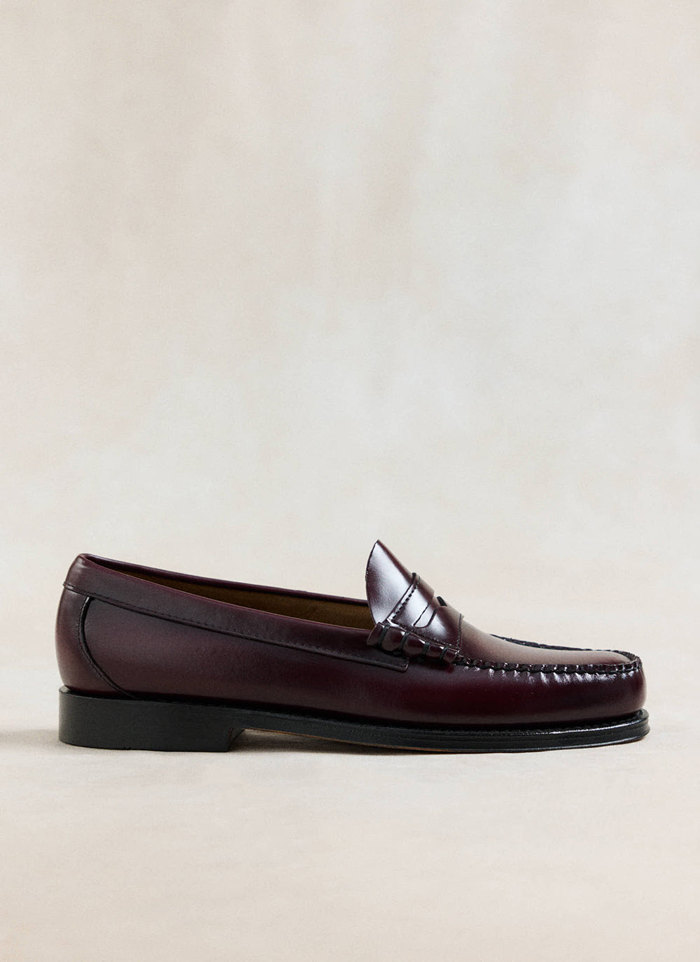G.H. Bass Weejun Larson Penny Loafers - Wine Leather | Percival