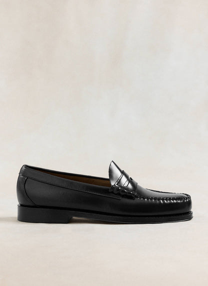 G.H. Bass Weejun Larson Penny Loafers - Black Leather | Percival
