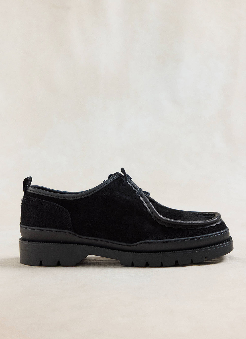 Kleman Major VP Oak 2 Moc Toe Shoes - Black Suede | Percival