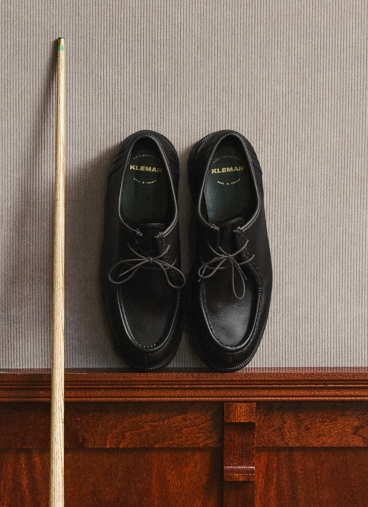 Men's Kleman Padror Shoe - Lug Sole Derby - Black | Percival