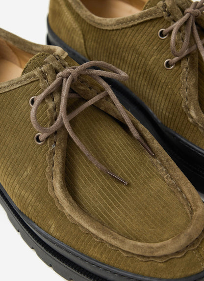 Kleman - Major V Cord Shoe - Khaki | Percival