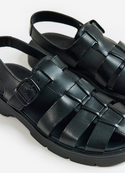 Men's Fisherman Sandals - Kleman Babord VGT Black | Percival