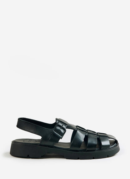Men's Fisherman Sandals - Kleman Babord VGT Black | Percival