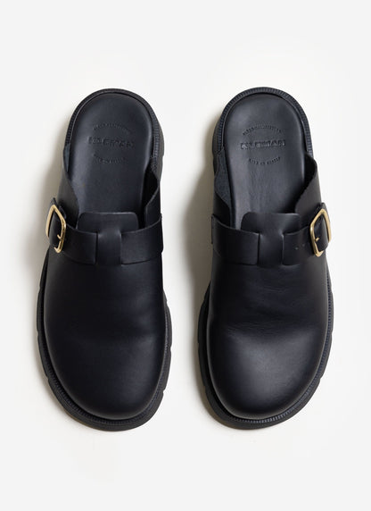 Men's Leather Sandals - Kleman Pacha - Black | Percival