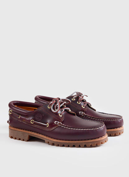 Men's Boat Shoe - Timberland Authentic - Burgundy Leather | Percival