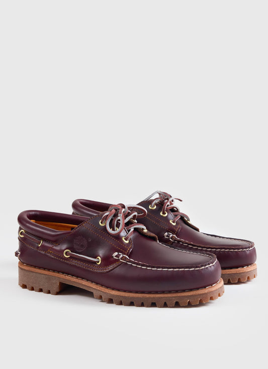 Men's Boat Shoe - Timberland Authentic - Burgundy Leather | Percival
