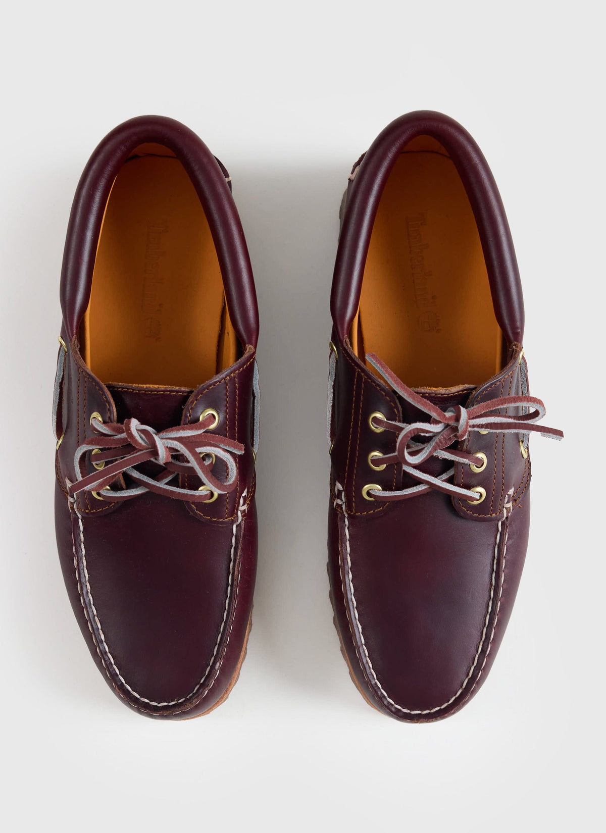Men's Boat Shoe - Timberland Authentic - Burgundy Leather | Percival