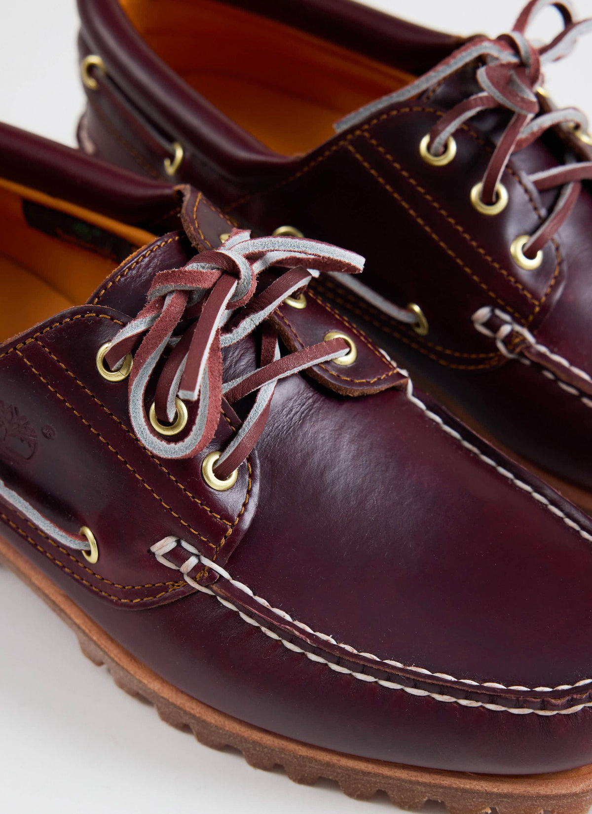 Men's Boat Shoe - Timberland Authentic - Burgundy Leather | Percival