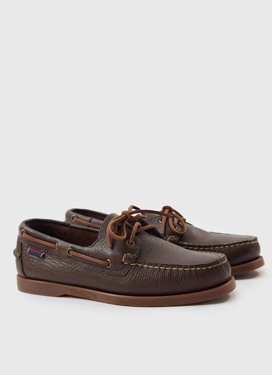 Sebago - Boat Shoe - Brown Cognac Gum | Percival