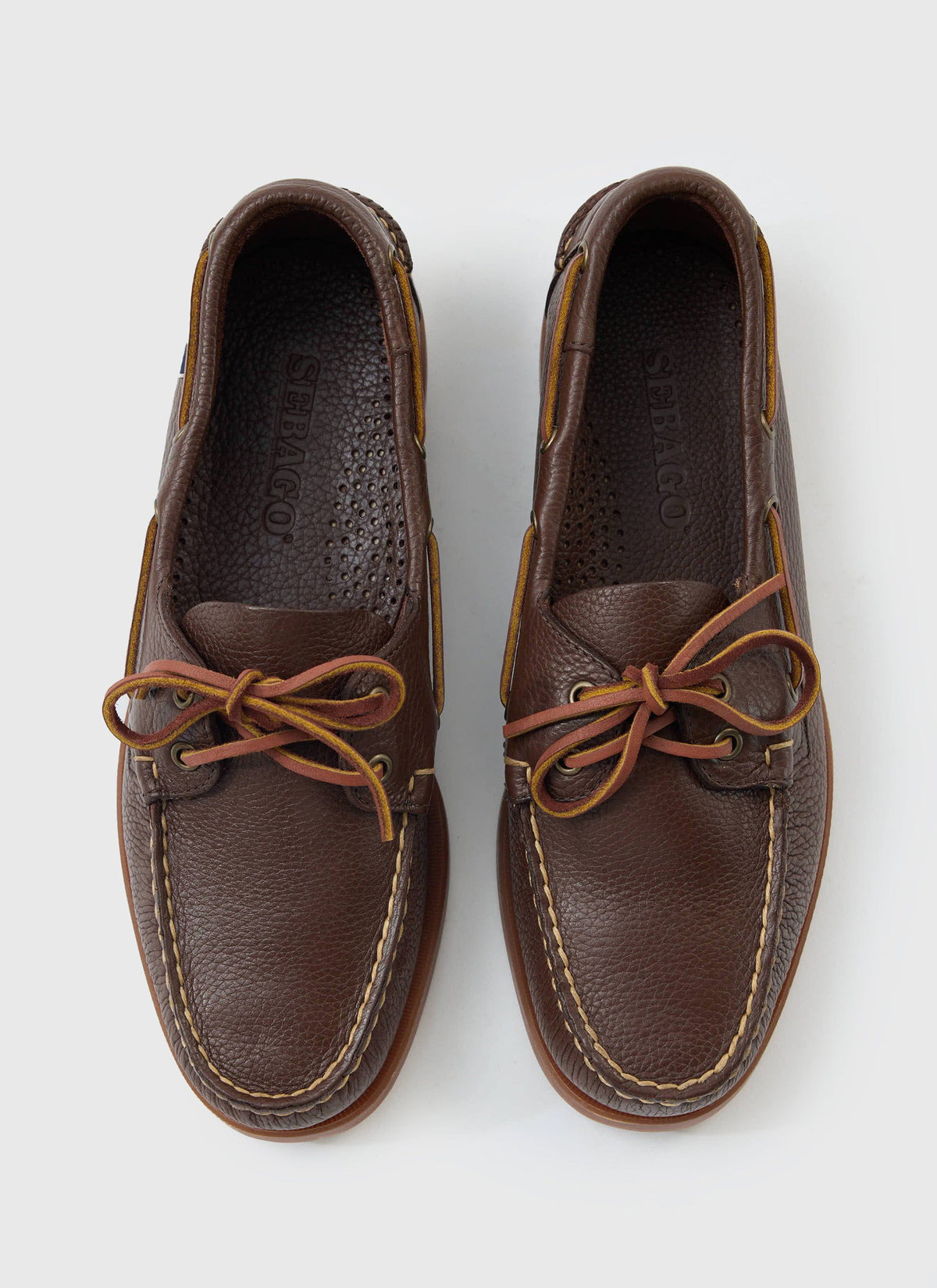 Sebago - Boat Shoe - Brown Cognac Gum | Percival