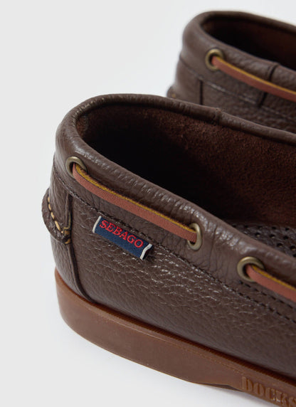 Sebago - Boat Shoe - Brown Cognac Gum | Percival