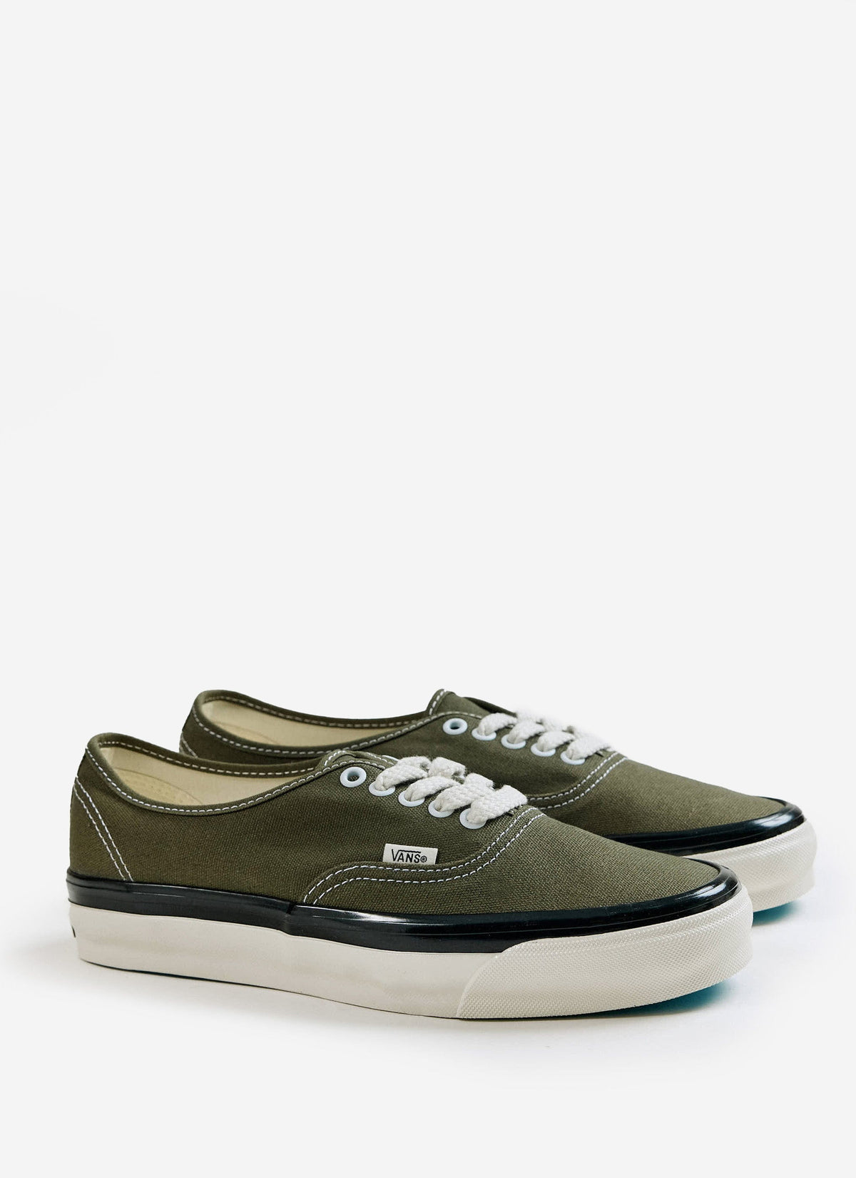 Men's Trainers - Vans Authentic 44 Premium - Olive | Percival