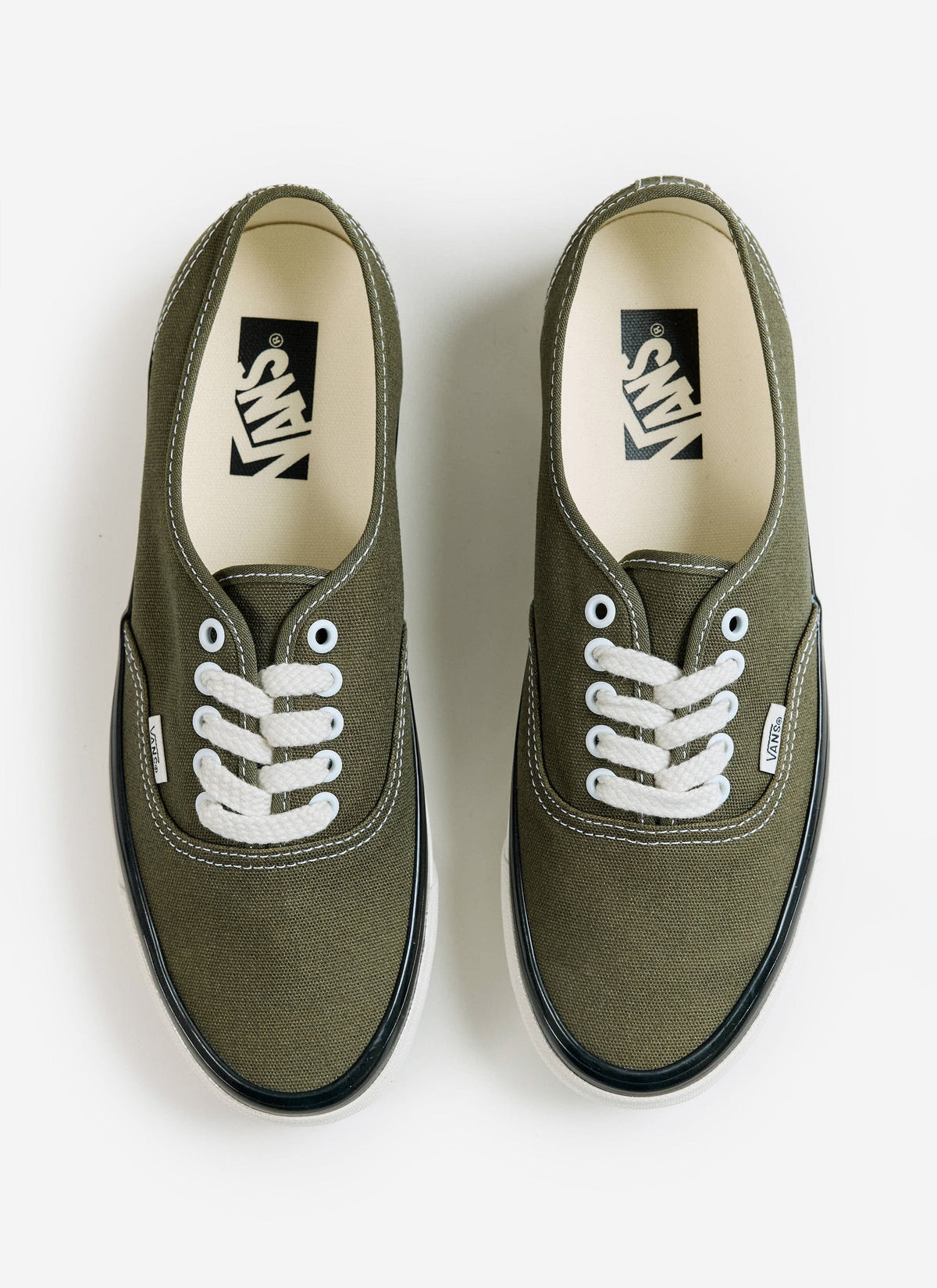 Men's Trainers - Vans Authentic 44 Premium - Olive | Percival