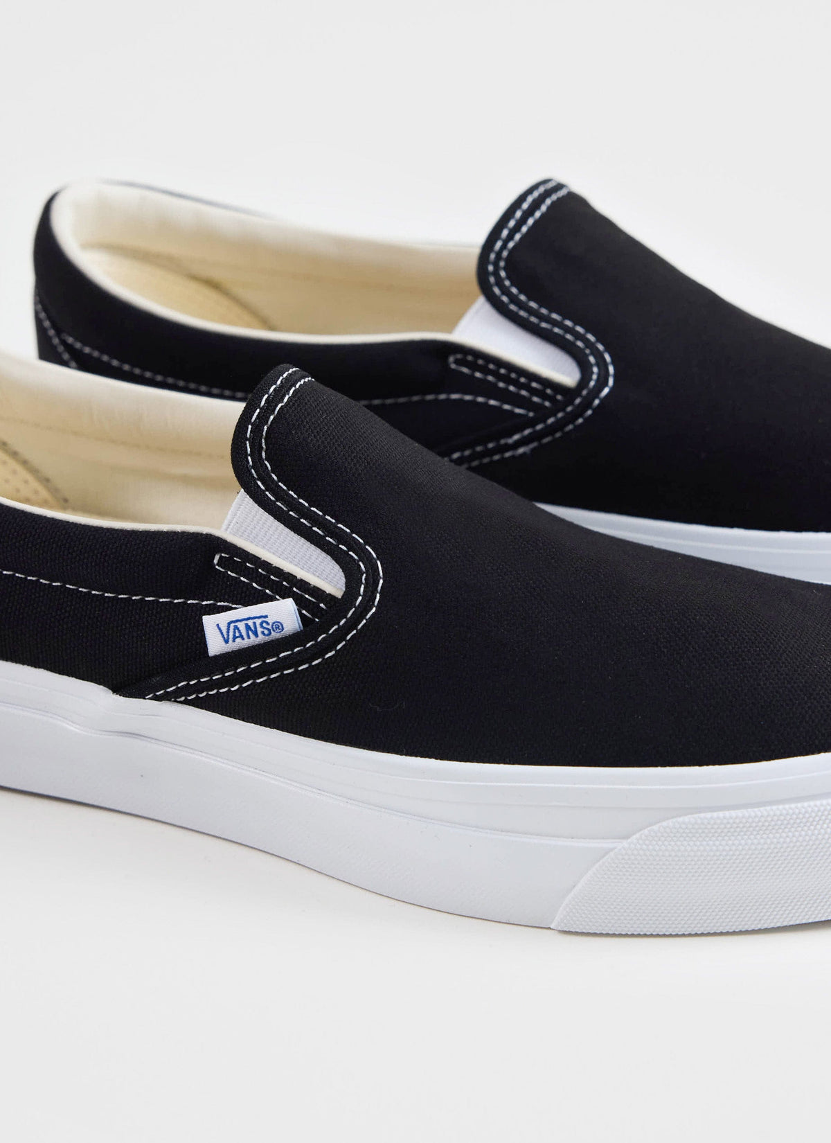 Vans Slip-On Reissue 98 Shoes - Black - UK | Percival