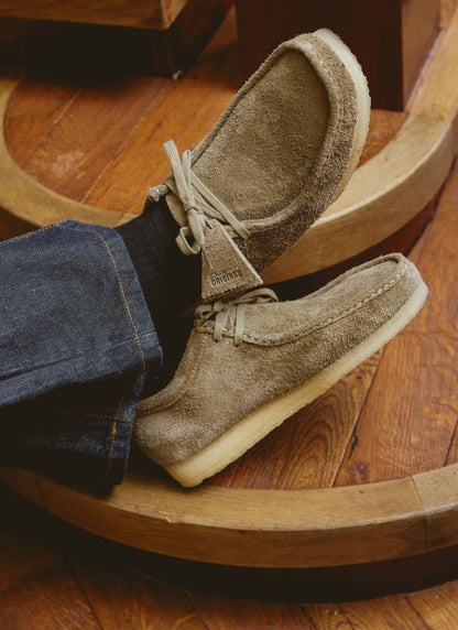 Clarks Suede Wallabee - Smoke Grey | Percival