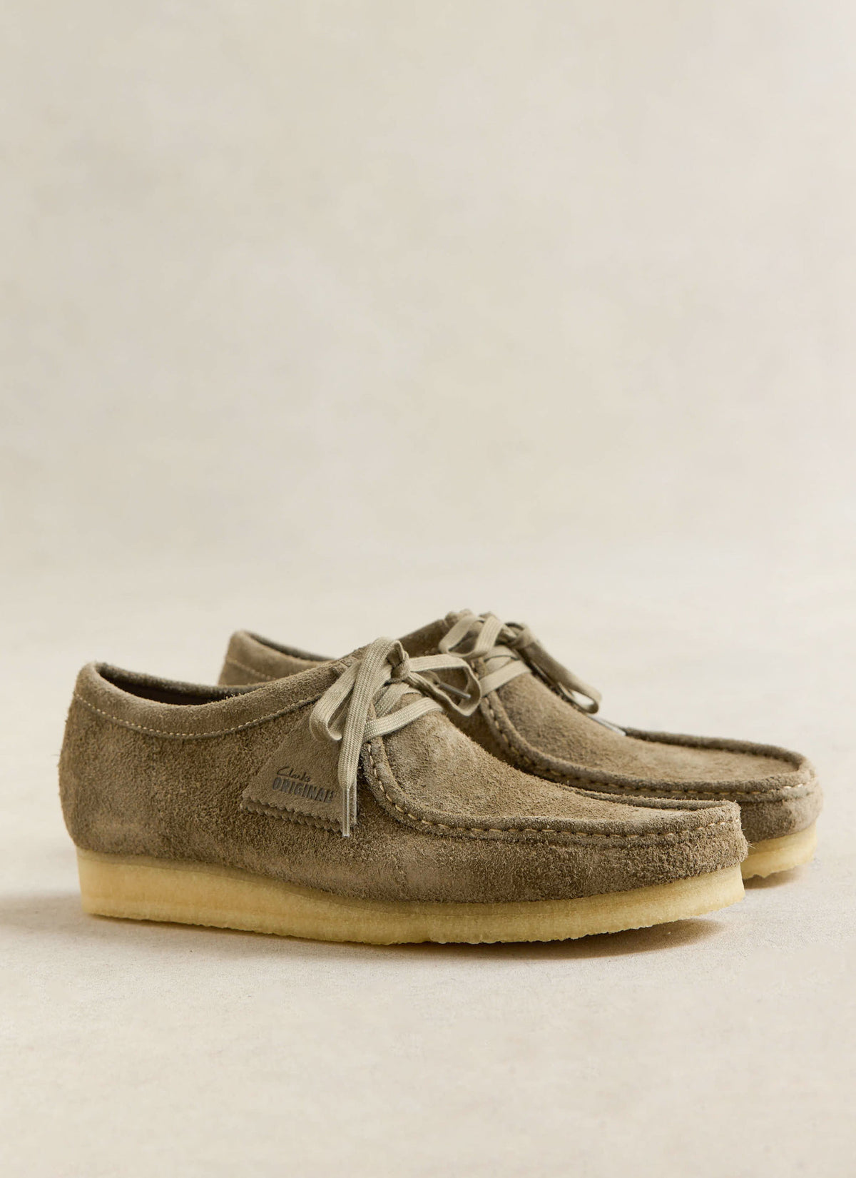 Clarks Suede Wallabee - Smoke Grey | Percival