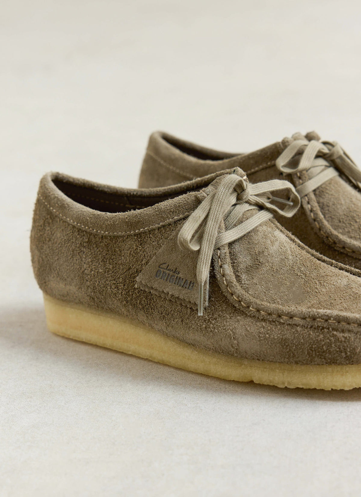 Clarks Suede Wallabee - Smoke Grey | Percival