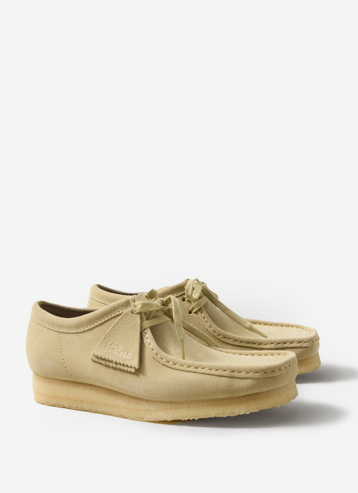 Men's Suede Wallabee Shoes - Clarks Originals - Maple Brown | Percival