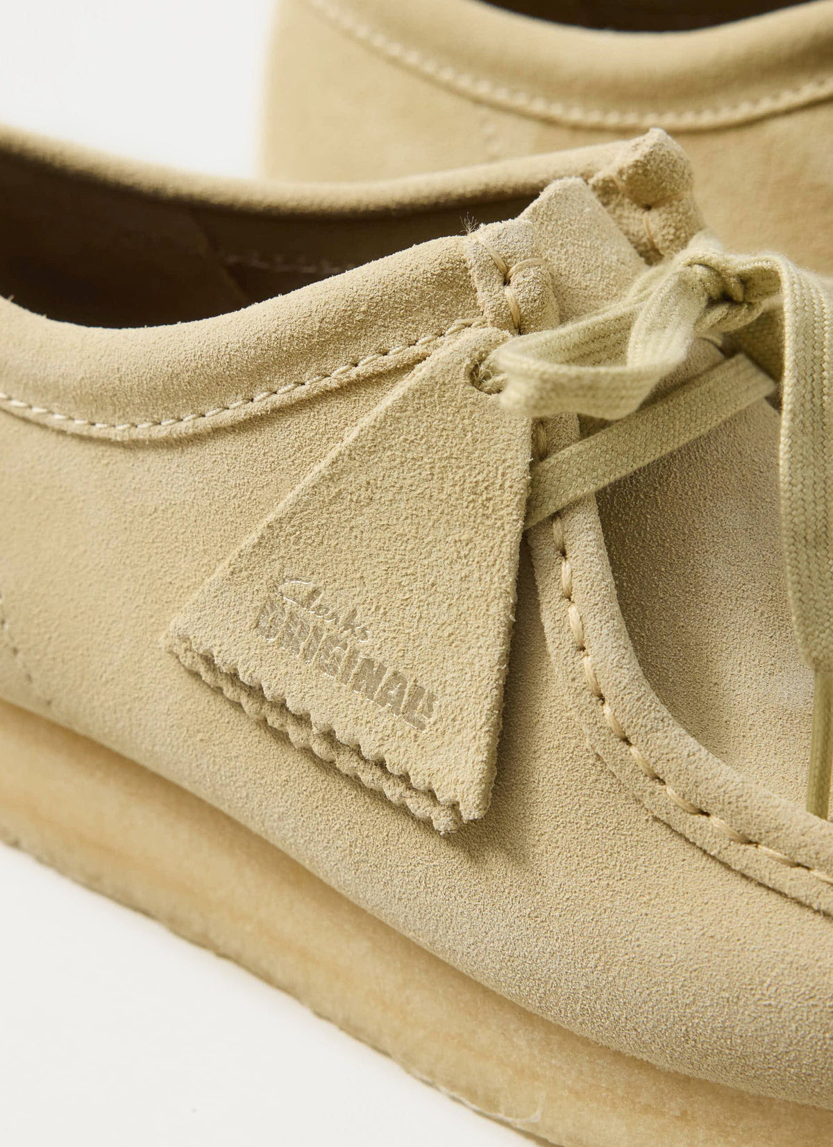 Men's Suede Wallabee Shoes - Clarks Originals - Maple Brown | Percival