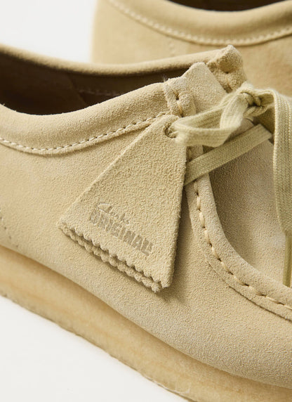 Men's Suede Wallabee Shoes - Clarks Originals - Maple Brown | Percival