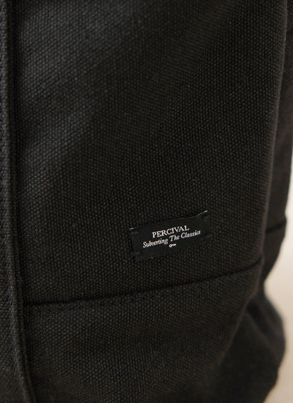 Embroidered Tote Bag - Canvas - Black - Ford x Percival | Percival