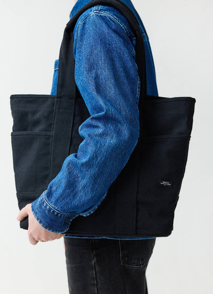 Tote Bag - Cotton Canvas - Black | Percival