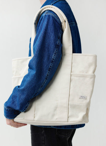 Tote Bag - Cotton Canvas - Cream | Percival